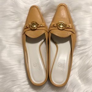 NWOB Cole Haan Camel Color Mules size 8 AA